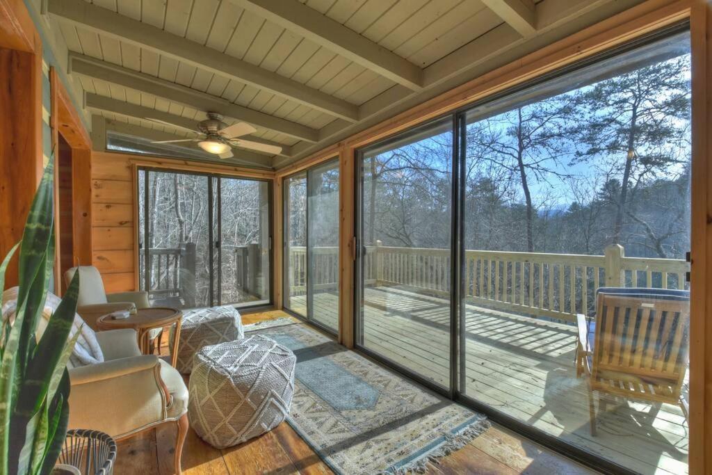 Waywish Waterfront Cabin In Blue Ridge Mountains Esterno foto