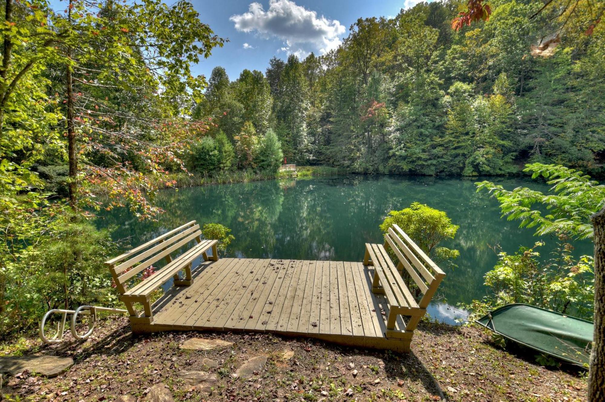 Waywish Waterfront Cabin In Blue Ridge Mountains Esterno foto